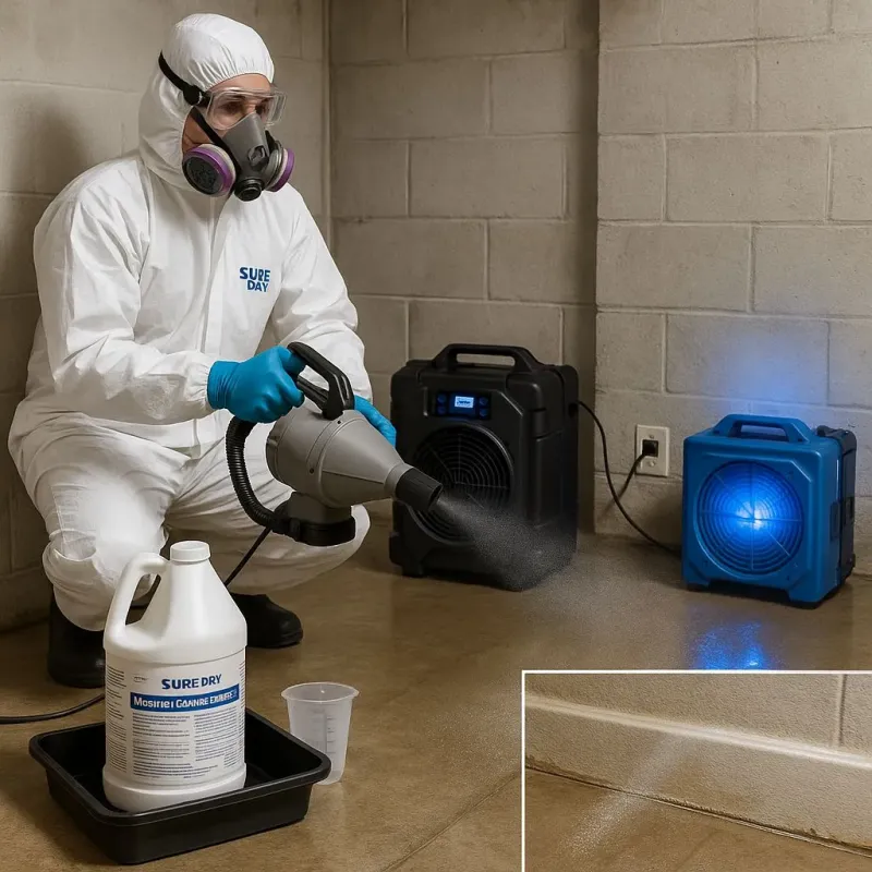 Sanitization and Odor Removal process in Cooke County, TX
