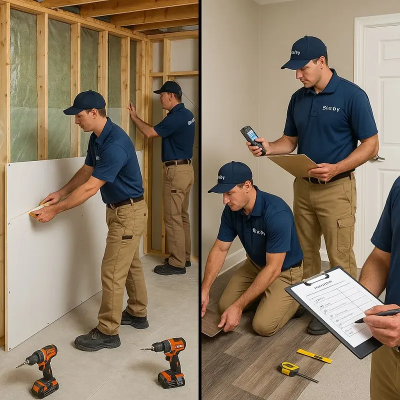 Repairs and Reconstruction process in Cooke County, TX