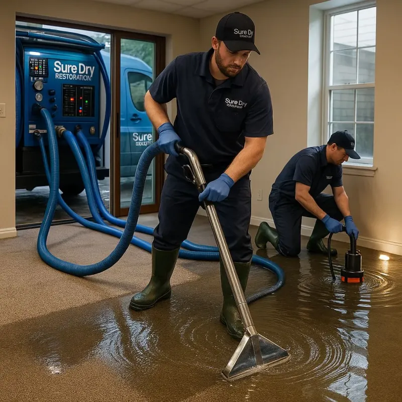 Water Extraction and Removal process in Cooke County, TX